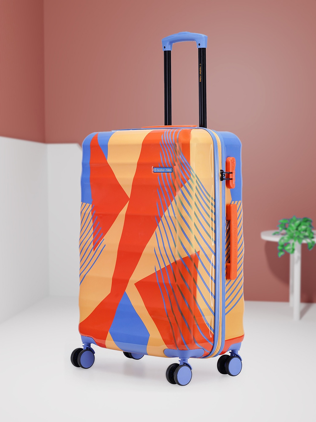 Nasher Miles Chicago Hard-Sided Polycarbonate Medium Orange-Blue Trolley Bag - 24Inch 65cm
Nasher Miles Chicago Hard-Sided Polycarbonate Medium Orange-Blue Trolley Bag - 24Inch 65cm