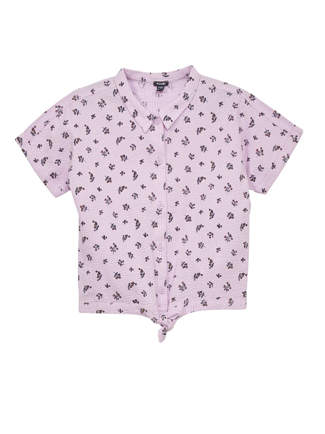 KIABI Girls Spread Collar Short Sleeves Printed Regular Fit Cotton Casual Shirt, Purple
KIABI Girls Spread Collar Short Sleeves Printed Regular Fit Cotton Casual Shirt, Purple