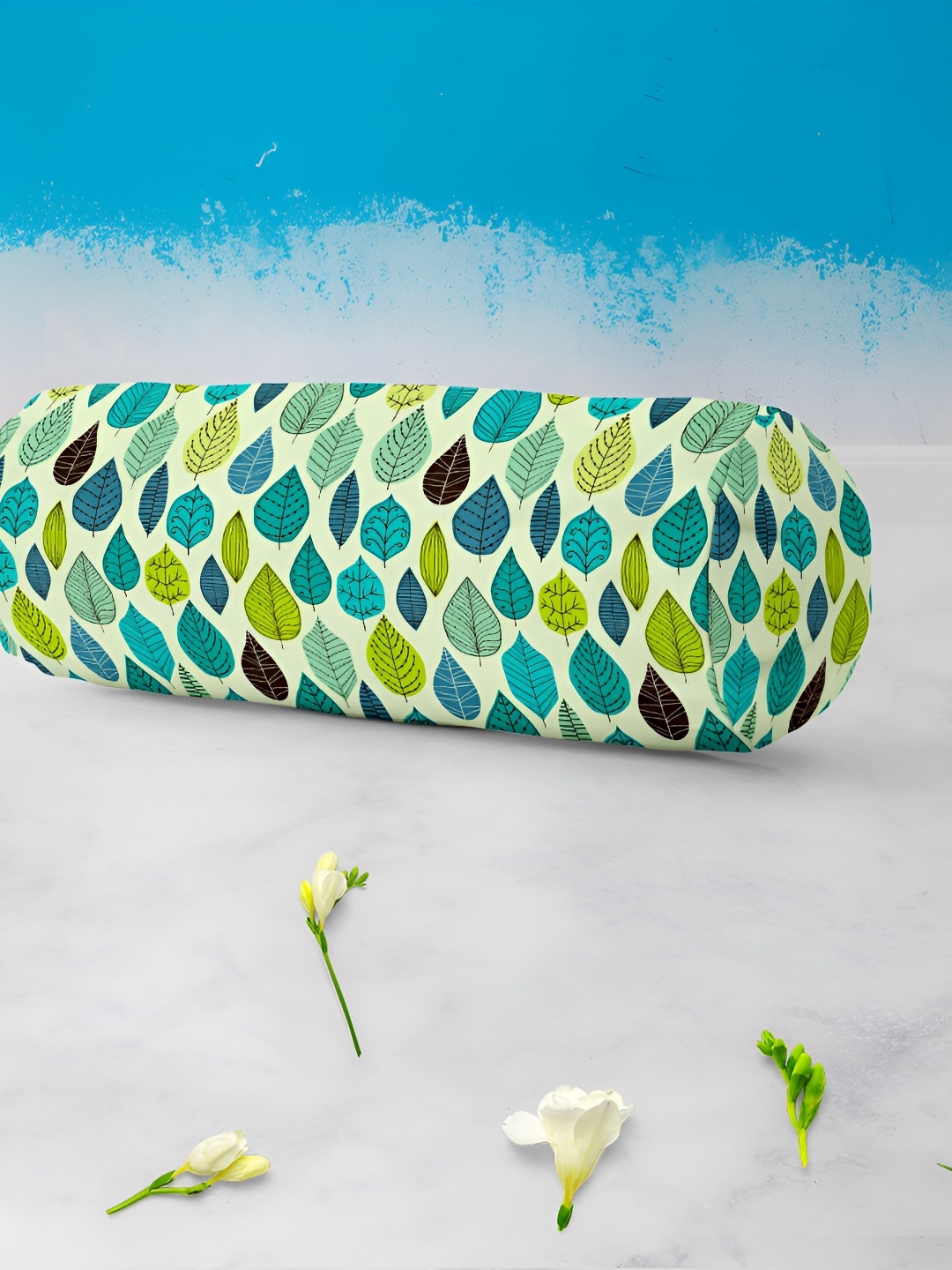 ArtzFolio Cream-colored & Green 2 Pcs Printed Velvet Bolster Covers with Concealed Zipper, Beige
ArtzFolio Cream-colored & Green 2 Pcs Printed Velvet Bolster Covers with Concealed Zipper, Beige