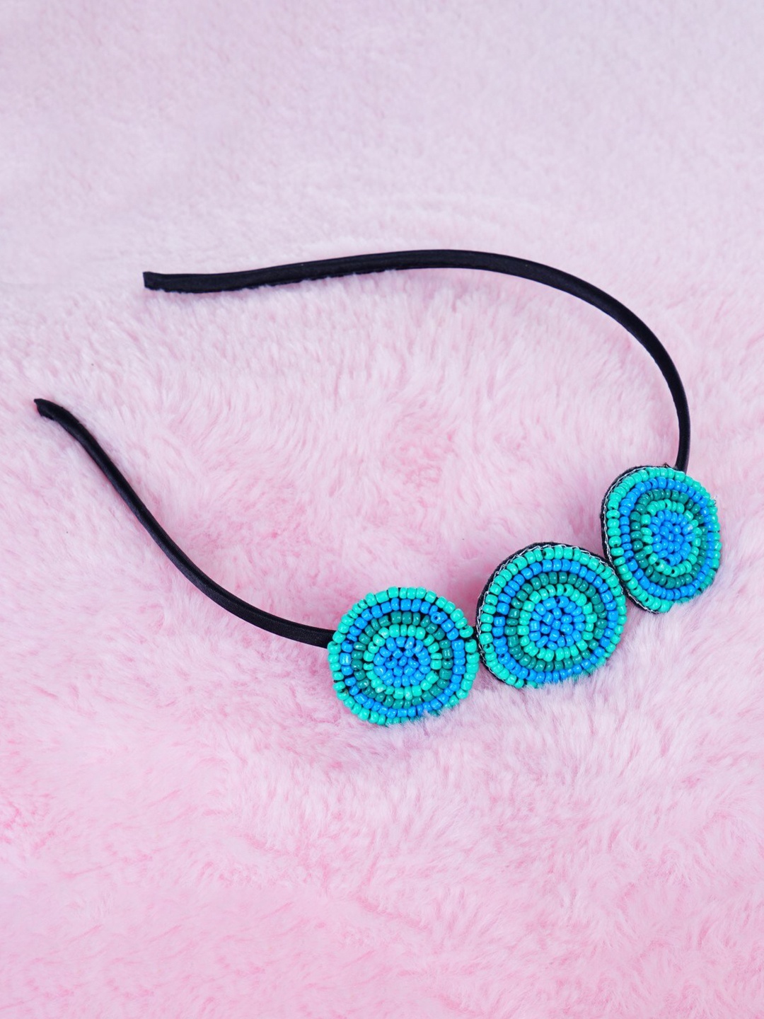 Bella Moda Girls Embellished Hairband, Blue