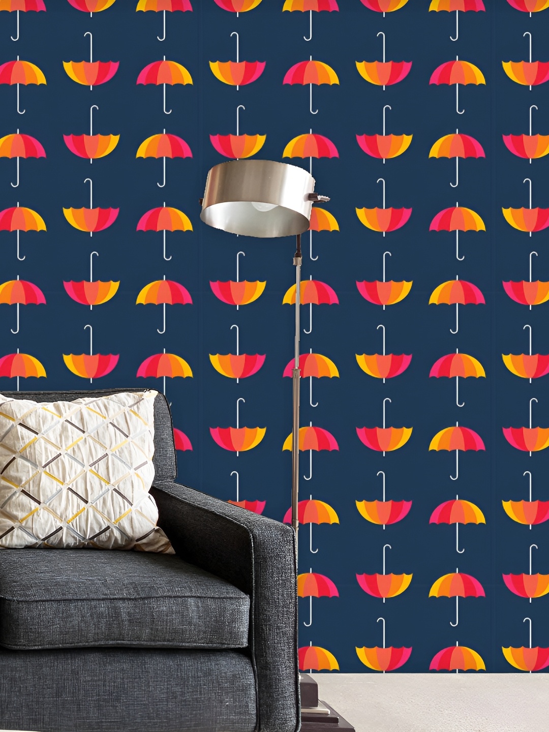 ArtzFolio Navy-Blue & Pink Umbrella-Printed Self-Adhesive Peel & Stick Laminated Wallpaper
ArtzFolio Navy-Blue & Pink Umbrella-Printed Self-Adhesive Peel & Stick Laminated Wallpaper