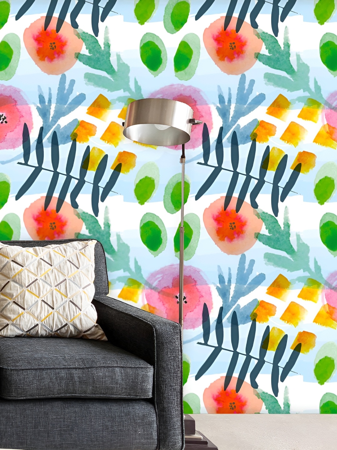 ArtzFolio White & Green Floral-Printed Self-Adhesive Peel & Stick Laminated Wallpaper
ArtzFolio White & Green Floral-Printed Self-Adhesive Peel & Stick Laminated Wallpaper