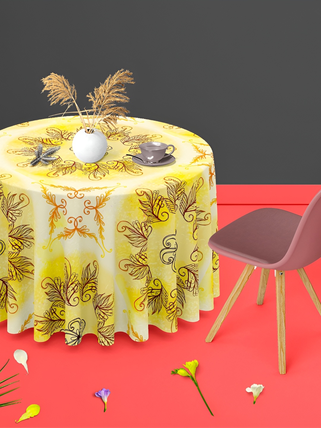 ArtzFolio Yellow & Brown Ethnic Motifs Printed Anti-Slip Round 4-Seater Velvet Table Cover
ArtzFolio Yellow & Brown Ethnic Motifs Printed Anti-Slip Round 4-Seater Velvet Table Cover