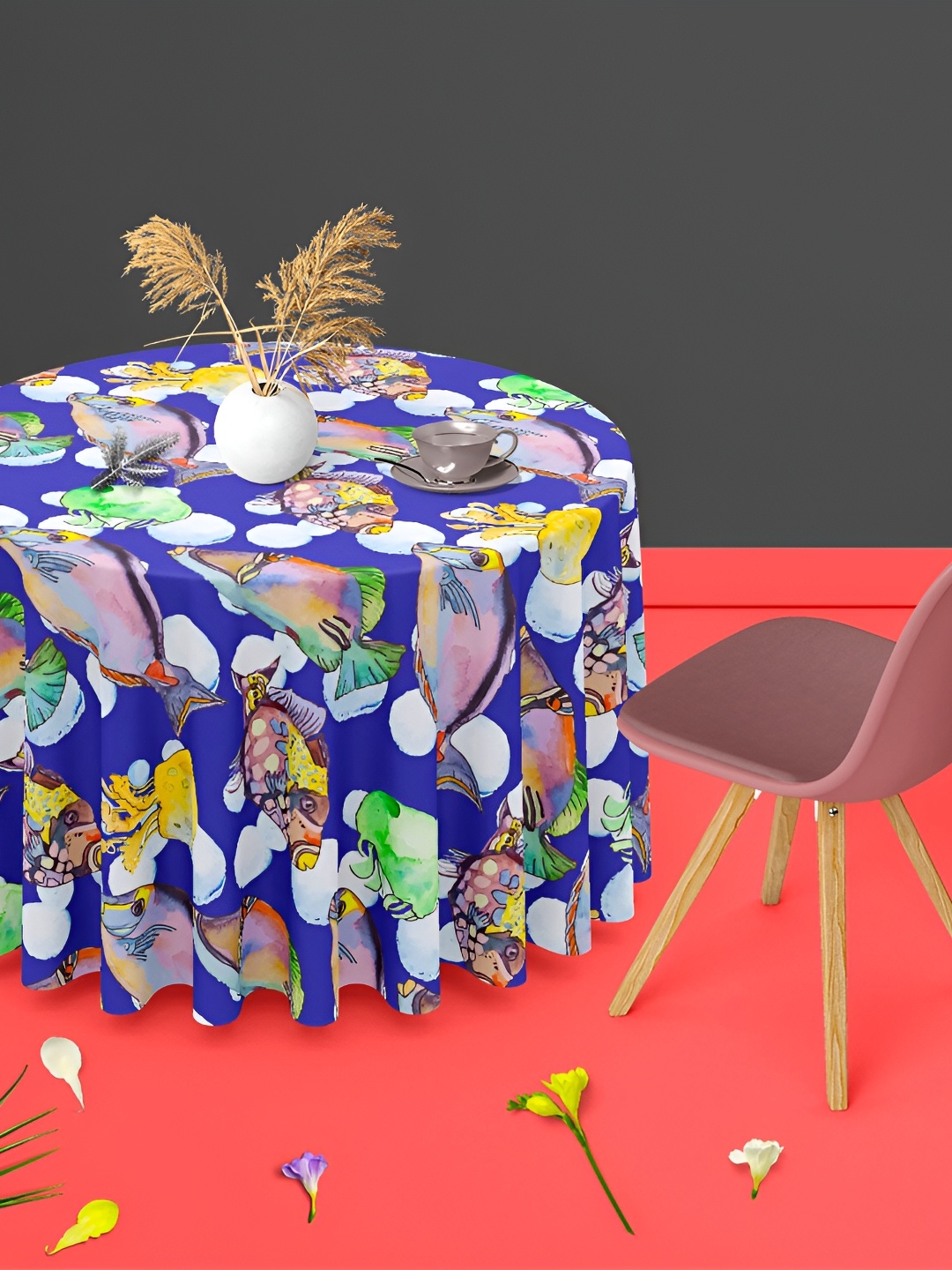 ArtzFolio Blue & White Abstract Printed Anti-Slip Round 8-Seater Velvet Table Cover
ArtzFolio Blue & White Abstract Printed Anti-Slip Round 8-Seater Velvet Table Cover