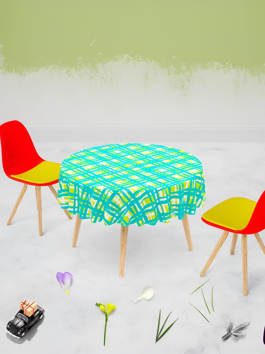ArtzFolio Blue & Green Geometric Printed Anti-Slip Round 4 Seater Velvet Table Cover
ArtzFolio Blue & Green Geometric Printed Anti-Slip Round 4 Seater Velvet Table Cover