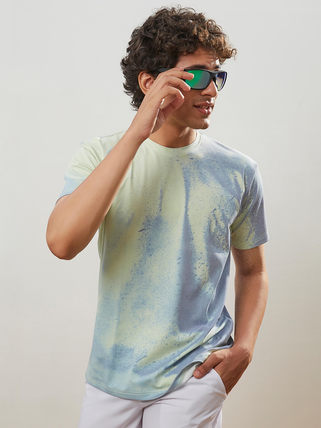 CMGE Tie and Dye T-Shirt, Green
