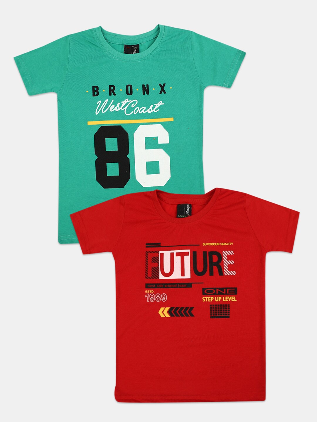 V-Mart Boys Pack Of 4 Typography Printed Round Neck Short Sleeves Cotton T-shirt, Red
V-Mart Boys Pack Of 4 Typography Printed Round Neck Short Sleeves Cotton T-shirt, Red
