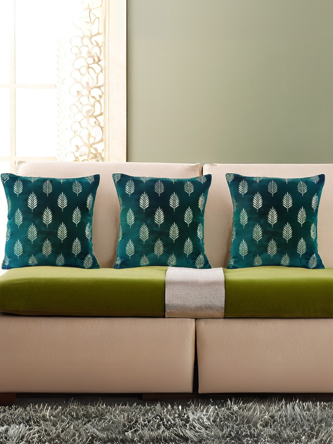 Decoghar Turquoise Ethnic Embroidered 5 Pieces Square Cushion Covers, Turquoise blue
Decoghar Turquoise Ethnic Embroidered 5 Pieces Square Cushion Covers, Turquoise blue