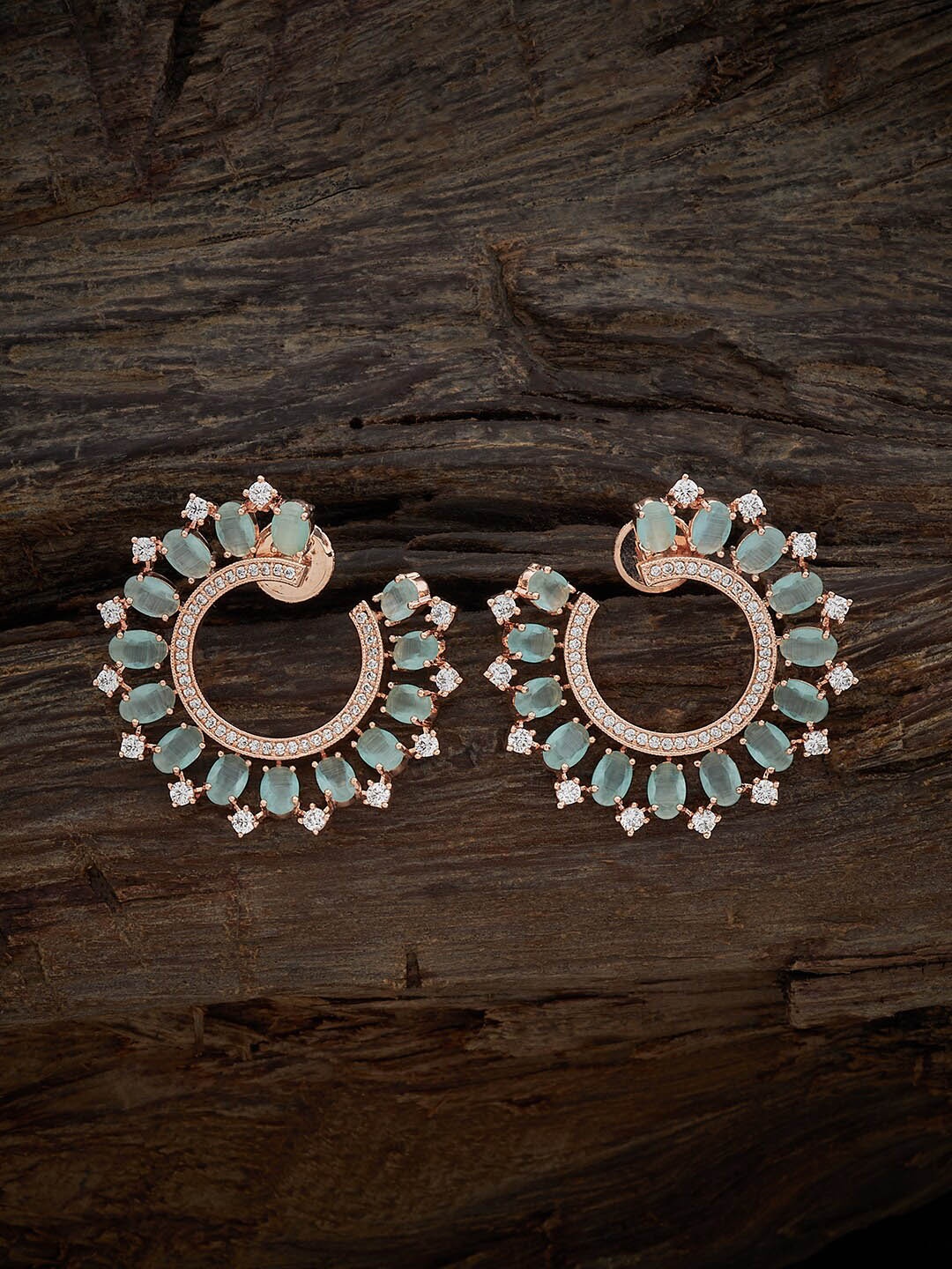 Kushal's Fashion Jewellery Rose Gold-Plated Cubic Zirconia Studded Circualr Studs Earrings
Kushal's Fashion Jewellery Rose Gold-Plated Cubic Zirconia Studded Circualr Studs Earrings