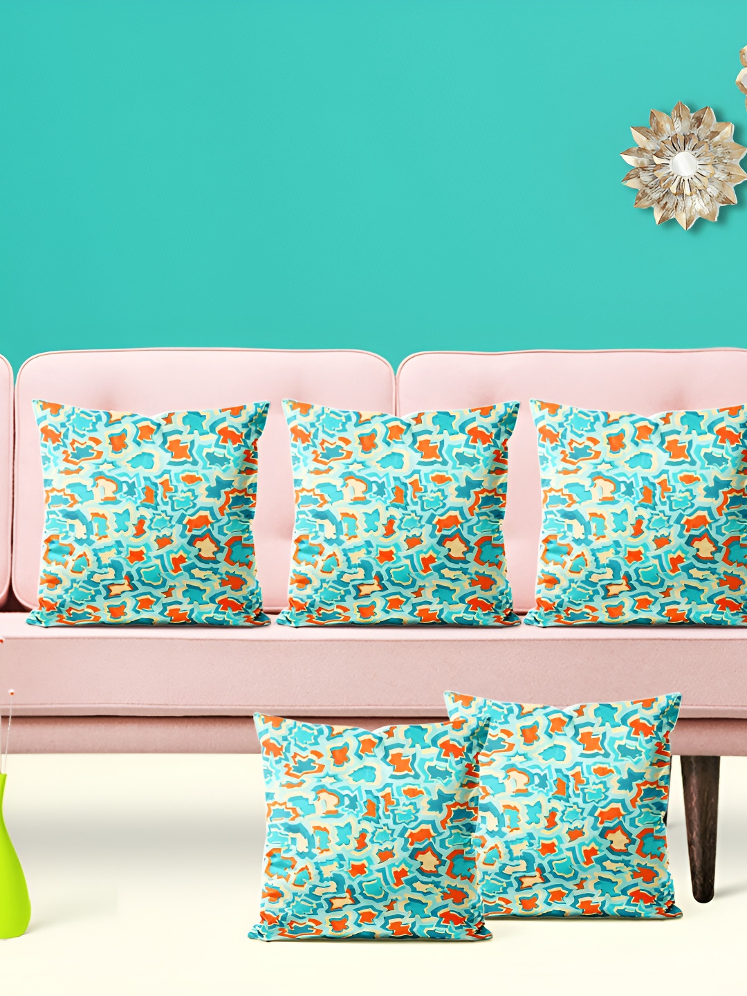 ArtzFolio Blue & Orange 5 Pieces Abstract Printed Velvet Square Cushion Covers
ArtzFolio Blue & Orange 5 Pieces Abstract Printed Velvet Square Cushion Covers