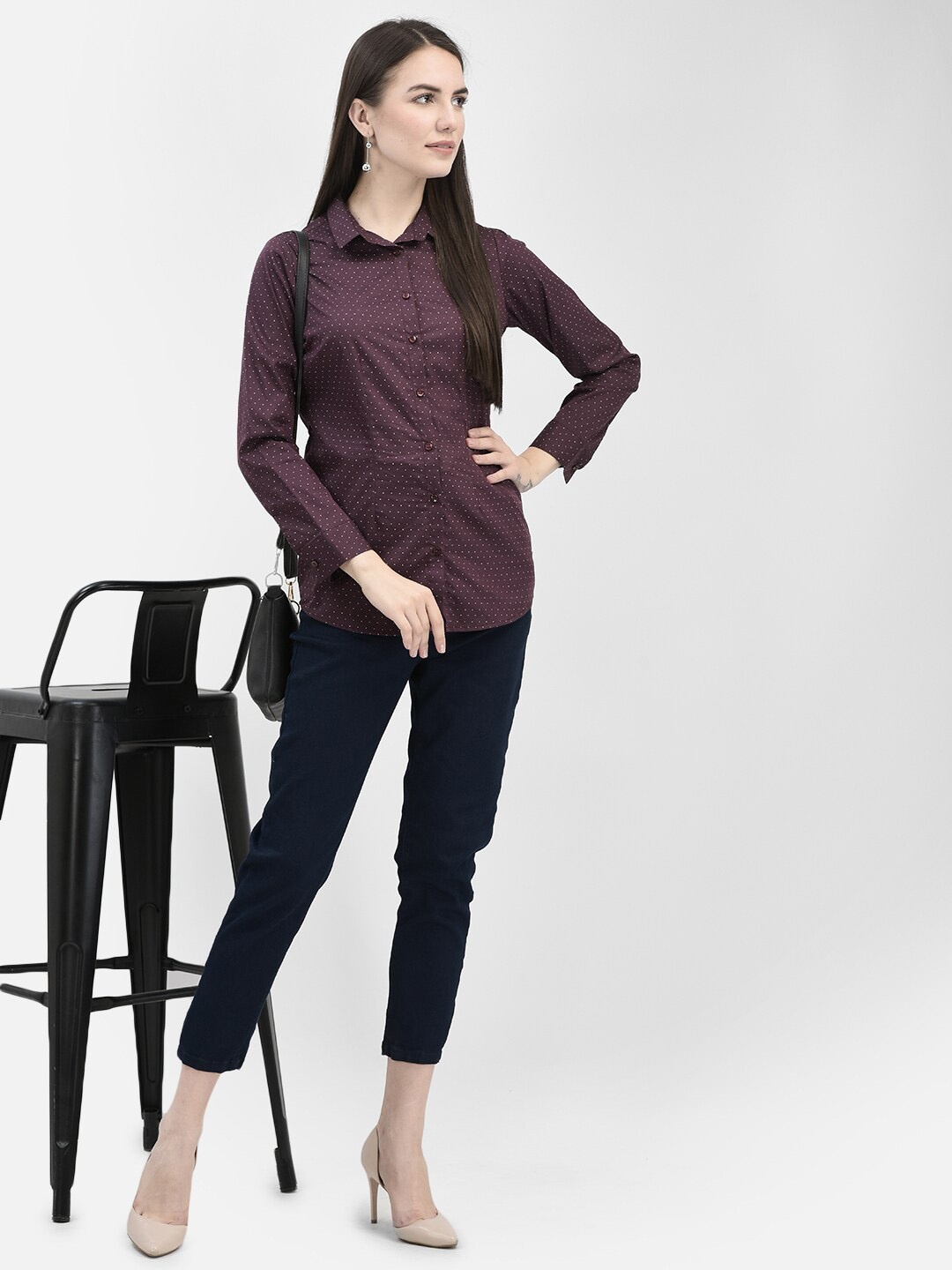 Crimsoune Club Classic Slim Fit Opaque Micro Ditsy Printed Cotton Casual Shirt, Maroon
Crimsoune Club Classic Slim Fit Opaque Micro Ditsy Printed Cotton Casual Shirt, Maroon