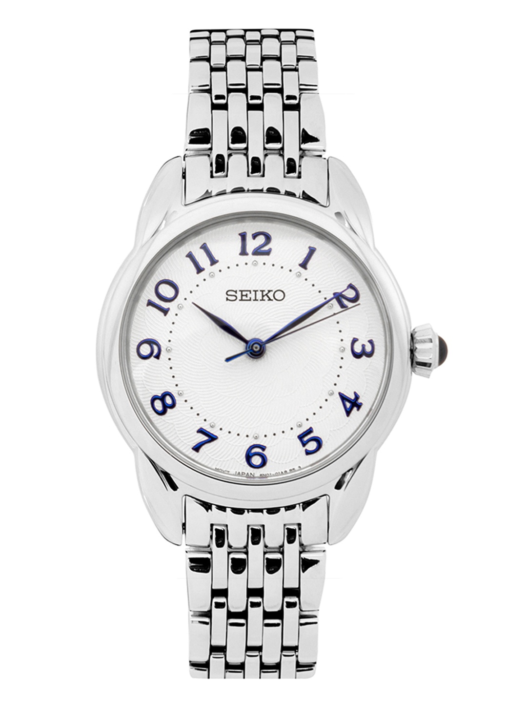 SEIKO Women Dial & Stainless Steel Bracelet Style Straps Analogue Motion Powered Watch SUR561P1, White
SEIKO Women Dial & Stainless Steel Bracelet Style Straps Analogue Motion Powered Watch SUR561P1, White