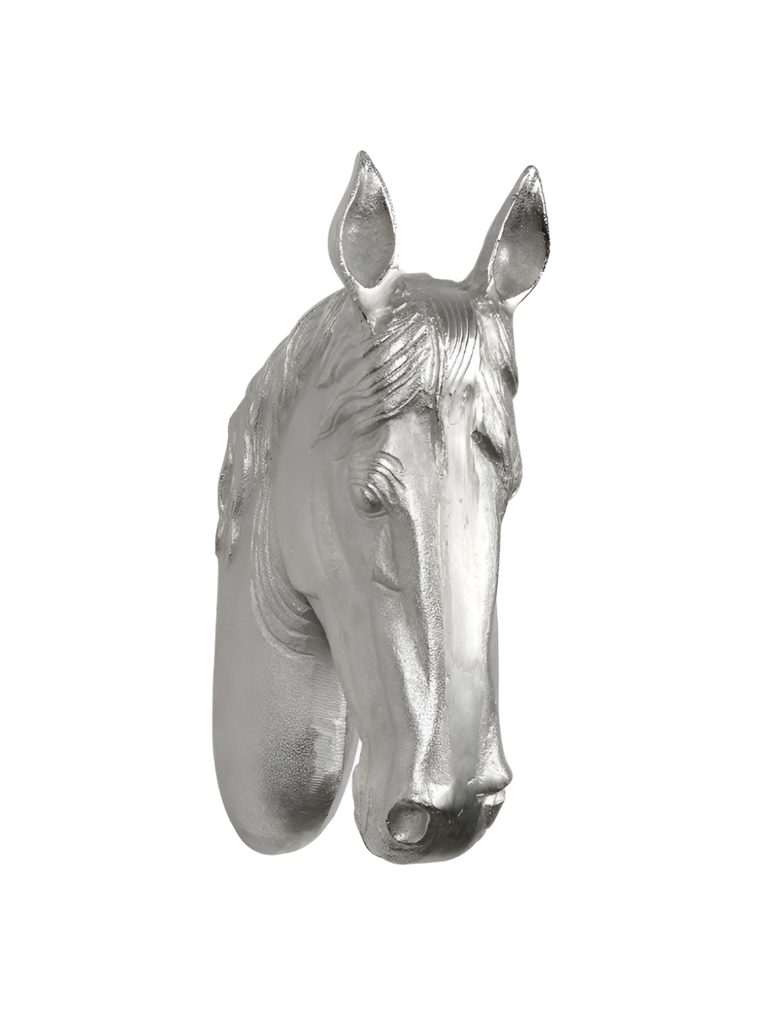 CASA DECOR Grey Stallion Curio Showpiece