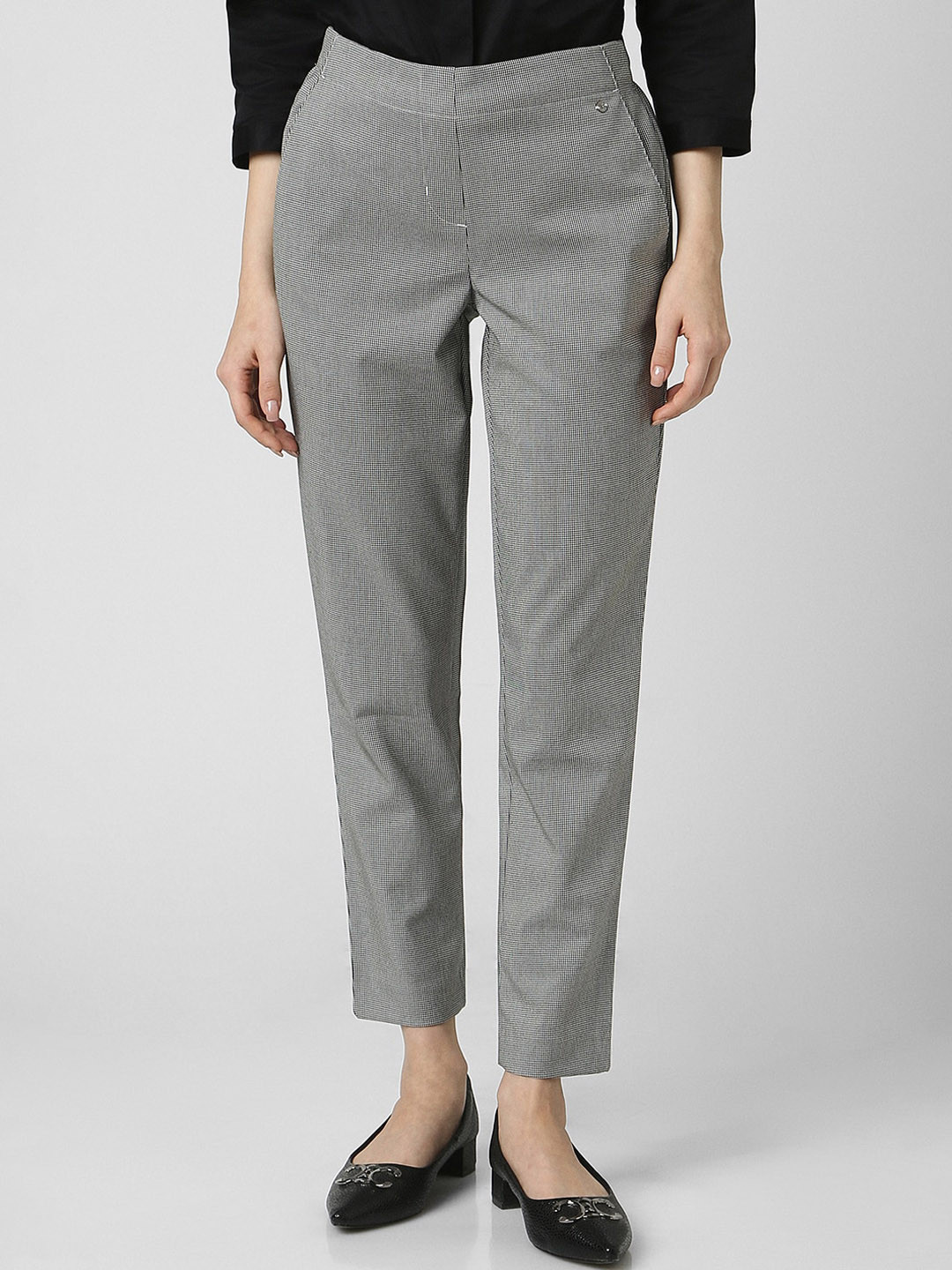 Van Heusen Woman Women Textured Formal Trousers, Grey
Van Heusen Woman Women Textured Formal Trousers, Grey