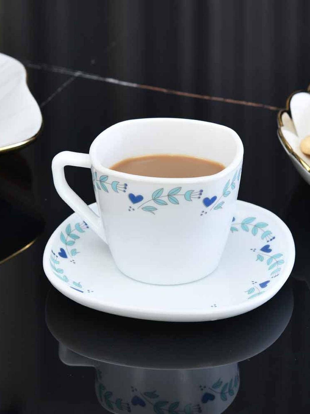 Athome by Nilkamal White 12 Pieces Floral Printed Opalware Glossy Cups and Saucers 220 ml
Athome by Nilkamal White 12 Pieces Floral Printed Opalware Glossy Cups and Saucers 220 ml