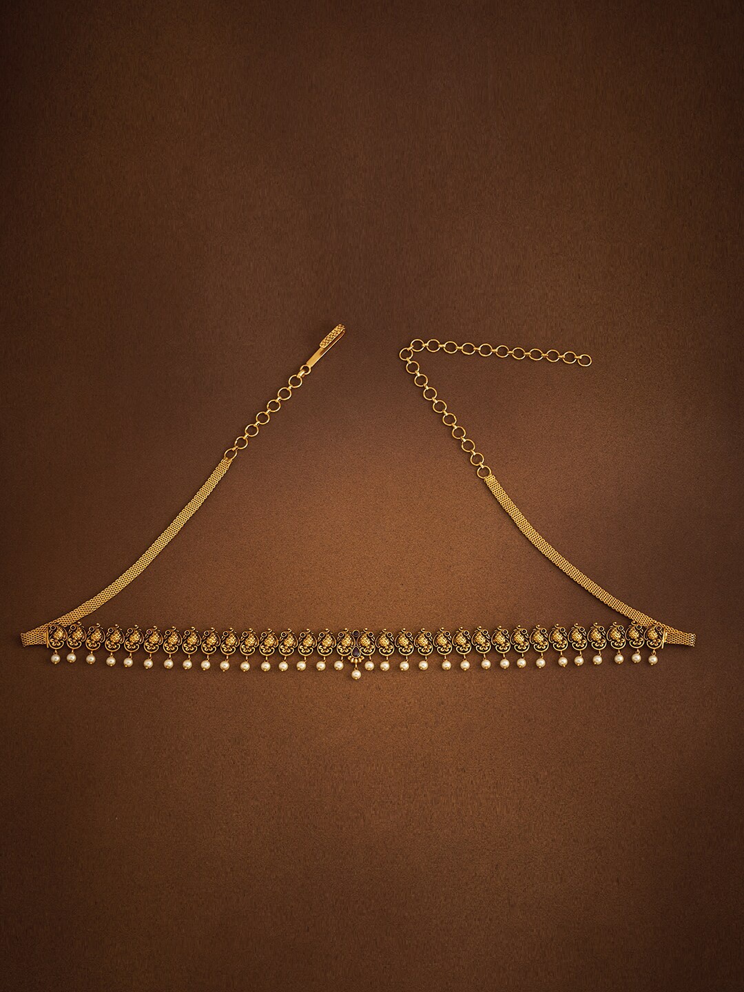 Kushal's Fashion Jewellery Gold-Plated Artificial Stones Studded Beads Beaded Waist Chain
Kushal's Fashion Jewellery Gold-Plated Artificial Stones Studded Beads Beaded Waist Chain