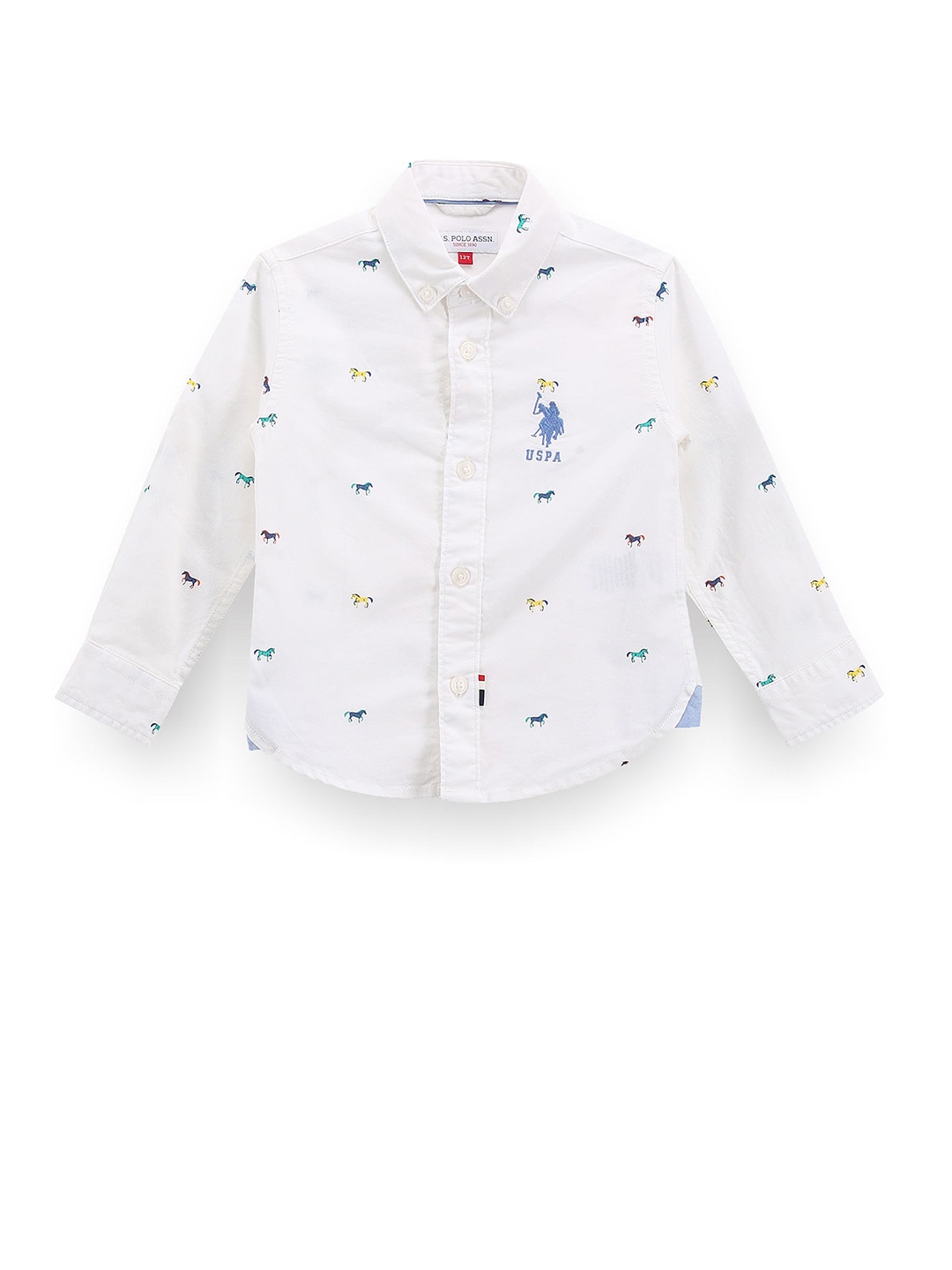 U.S. Polo Assn. Kids Boys Classic Conversational Printed Oxford Pure Cotton Casual Shirt, White
U.S. Polo Assn. Kids Boys Classic Conversational Printed Oxford Pure Cotton Casual Shirt, White