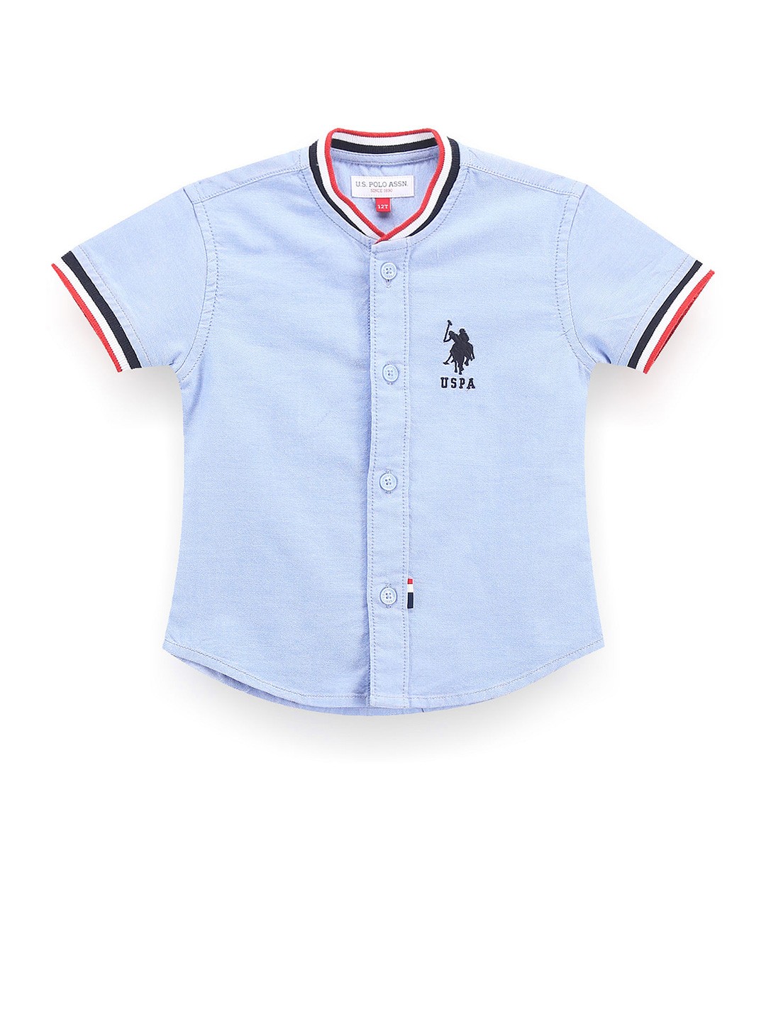 U.S. Polo Assn. Kids Boys Classic Mandarin Collar Oxford Pure Cotton Casual Shirt, Blue
U.S. Polo Assn. Kids Boys Classic Mandarin Collar Oxford Pure Cotton Casual Shirt, Blue