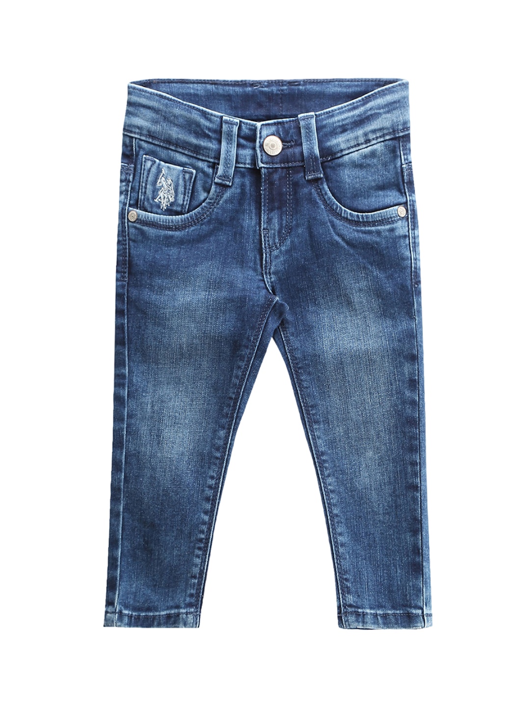 U.S. Polo Assn. Kids Boys Classic Slim Fit High Rise Light Fade Stretchable Jeans, Blue
U.S. Polo Assn. Kids Boys Classic Slim Fit High Rise Light Fade Stretchable Jeans, Blue