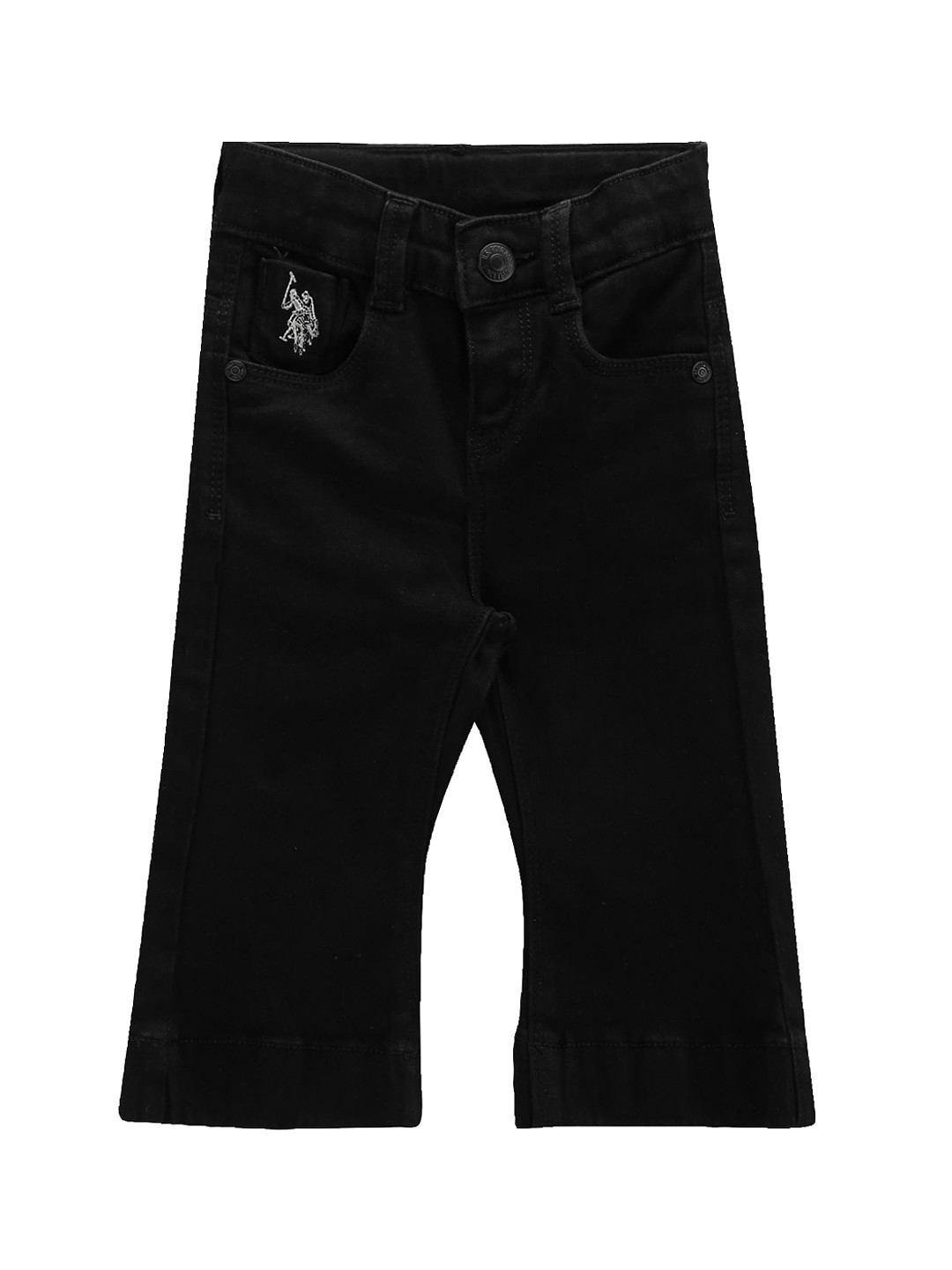 U.S. Polo Assn. Kids Girls Classic Bootcut Mid Rise Cropped Stretchable Jeans, Black
U.S. Polo Assn. Kids Girls Classic Bootcut Mid Rise Cropped Stretchable Jeans, Black