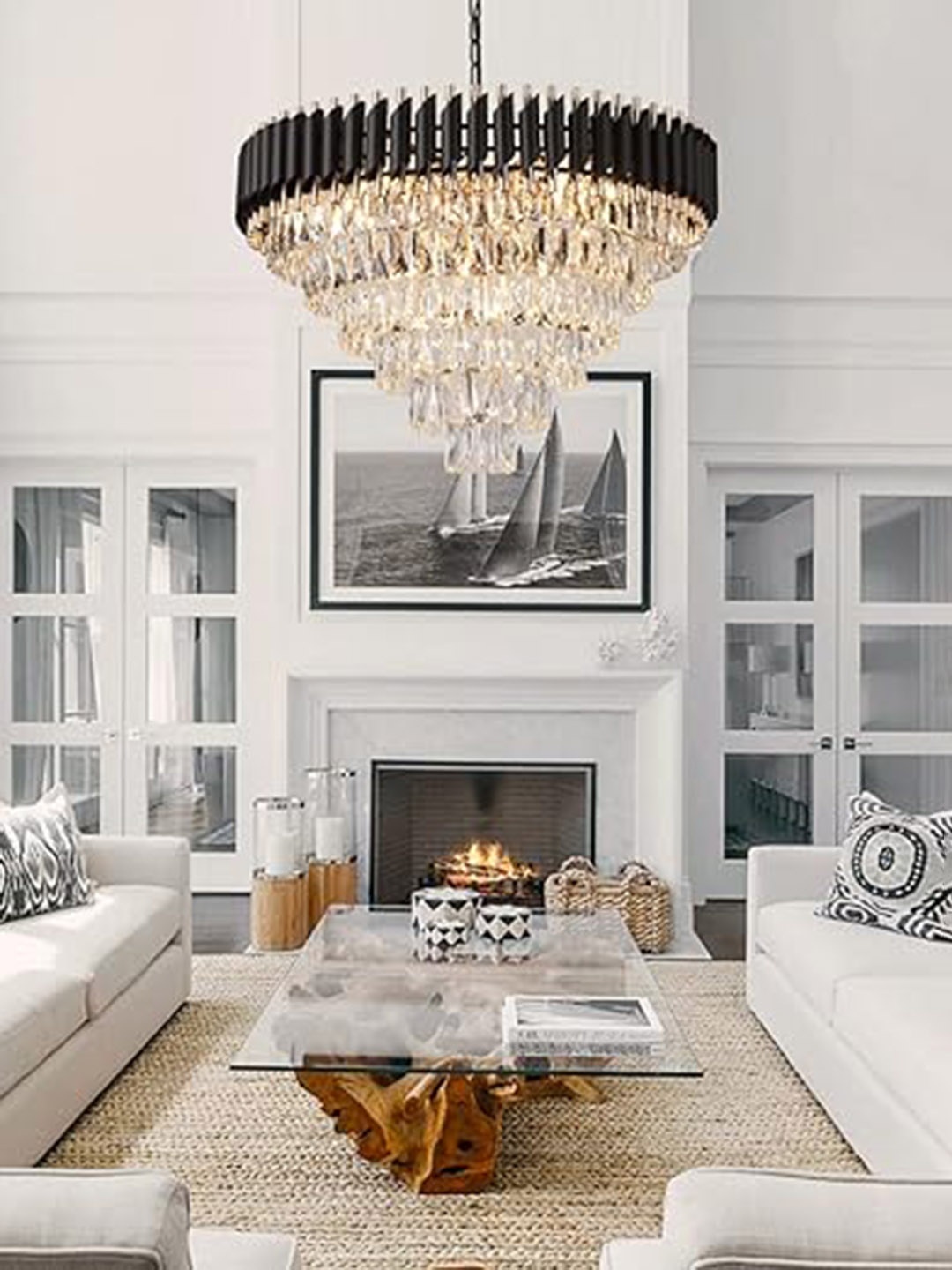 ADWAIT Black & Transparent Textured Glass Self Assembly Traditional Ceiling Lamp
ADWAIT Black & Transparent Textured Glass Self Assembly Traditional Ceiling Lamp