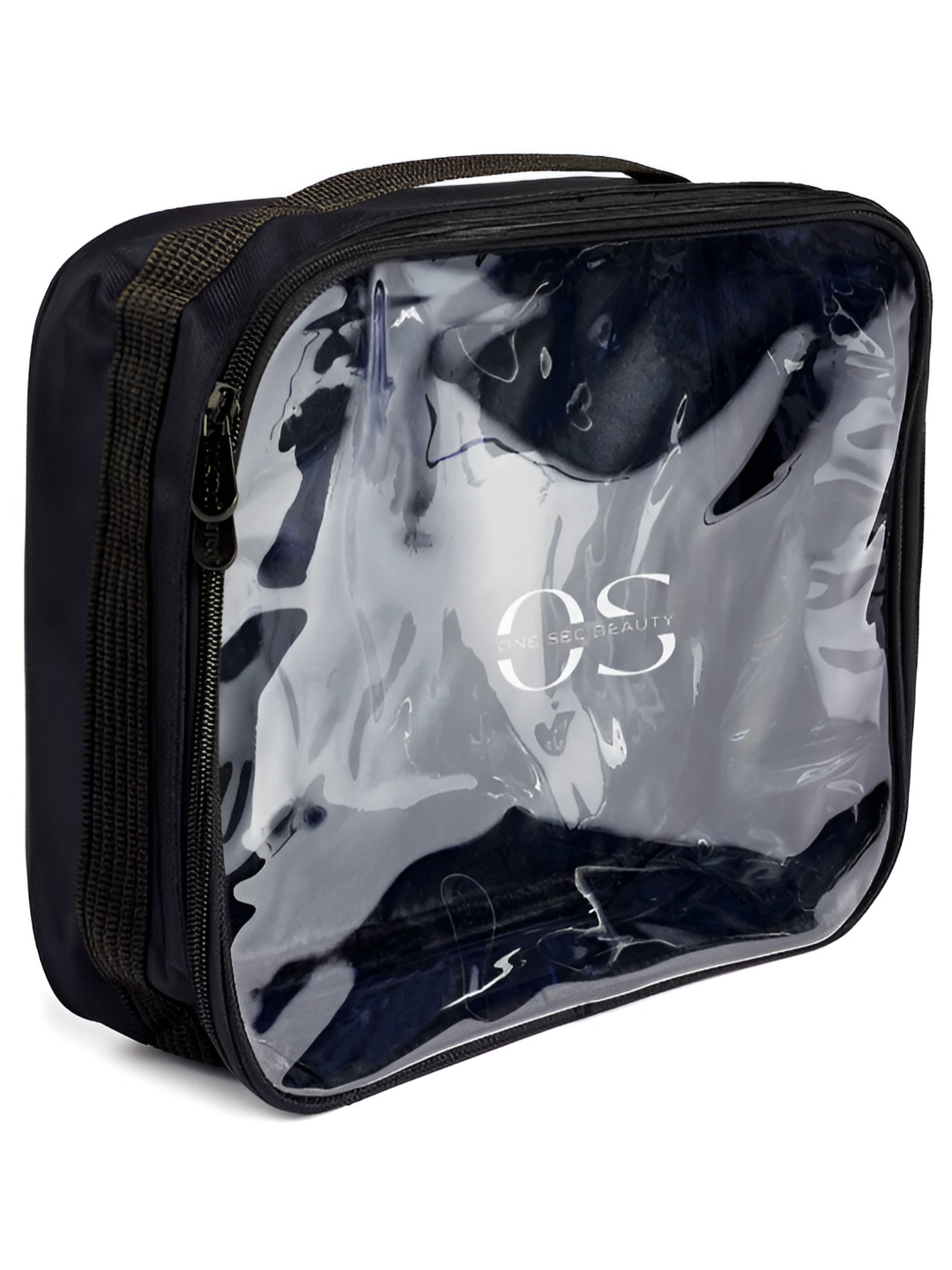 One Sec Beauty Black Canvas Makeup Organiser