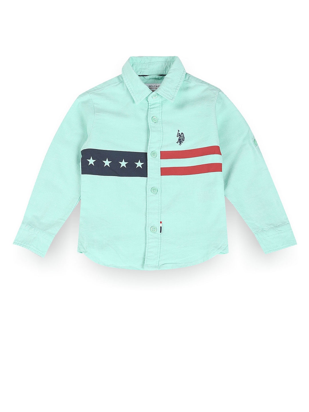 U.S. Polo Assn. Kids Boys Classic Graphic Printed Pure Cotton Casual Shirt, Sea green
U.S. Polo Assn. Kids Boys Classic Graphic Printed Pure Cotton Casual Shirt, Sea green