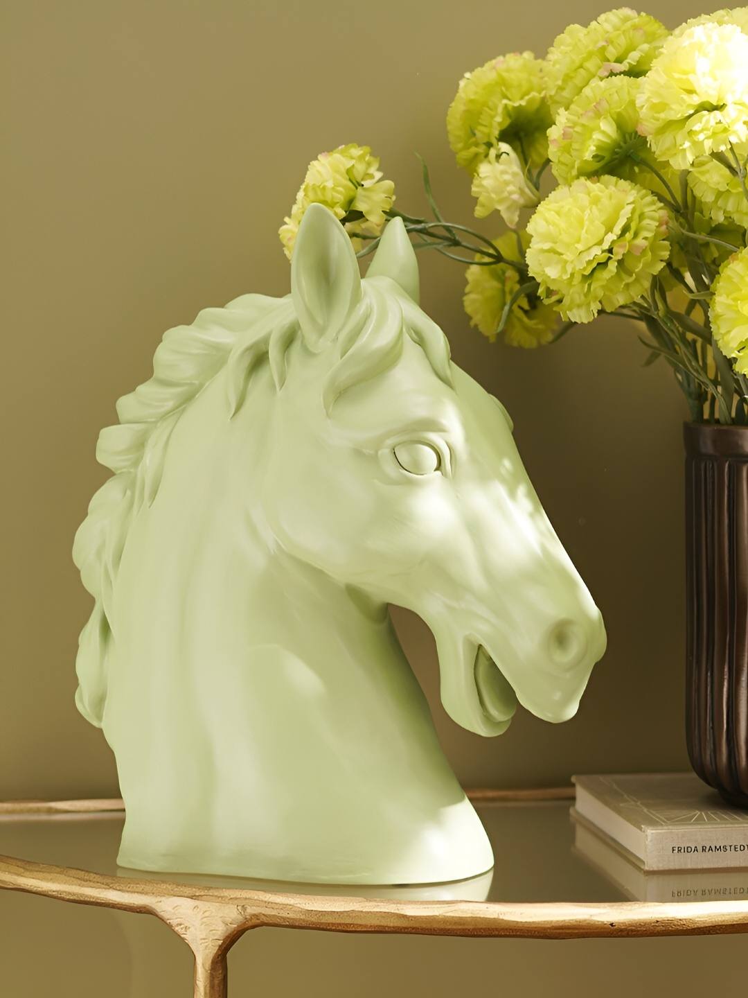 Pure Home and Living Green Birds And Animals Figurine Large Horse Head Showpiece
Pure Home and Living Green Birds And Animals Figurine Large Horse Head Showpiece