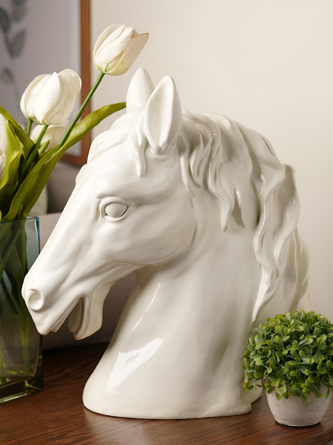 Pure Home and Living White Birds And Animals Figurine Large Horse Head Showpiece
Pure Home and Living White Birds And Animals Figurine Large Horse Head Showpiece