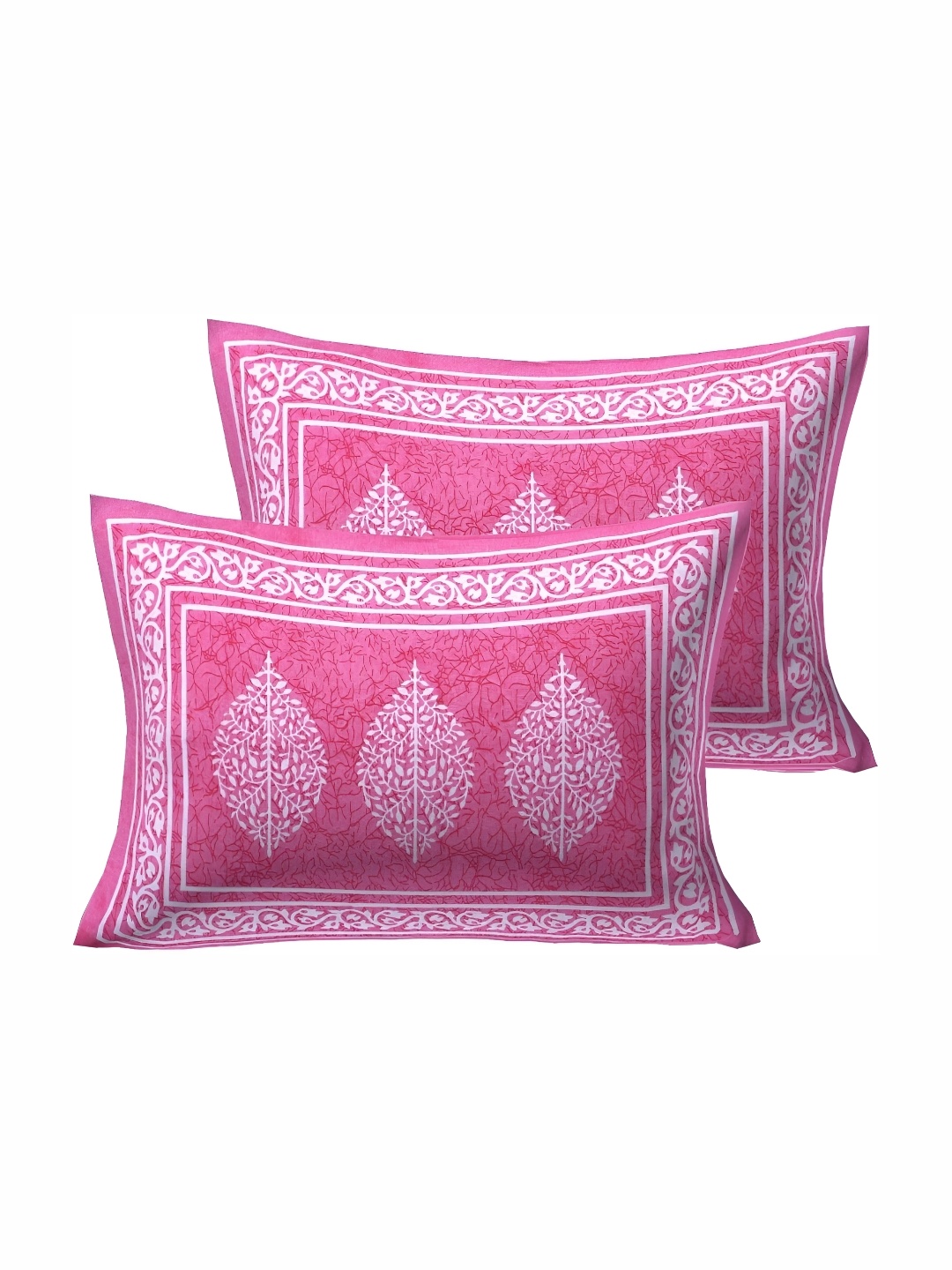 Sohibe Pink Ethnic Motif Printed Pure Cotton King Size Bed Cover With Pillow Cover
Sohibe Pink Ethnic Motif Printed Pure Cotton King Size Bed Cover With Pillow Cover