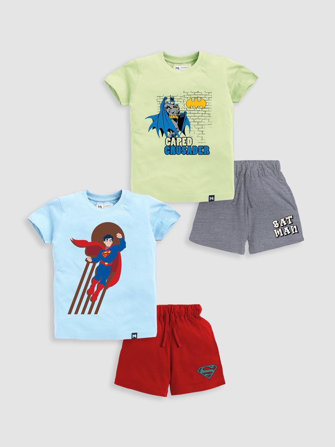 Minute Mirth Infant Boys Pack Of 2 Printed Pure Cotton T-Shirt With Shorts, Green
Minute Mirth Infant Boys Pack Of 2 Printed Pure Cotton T-Shirt With Shorts, Green