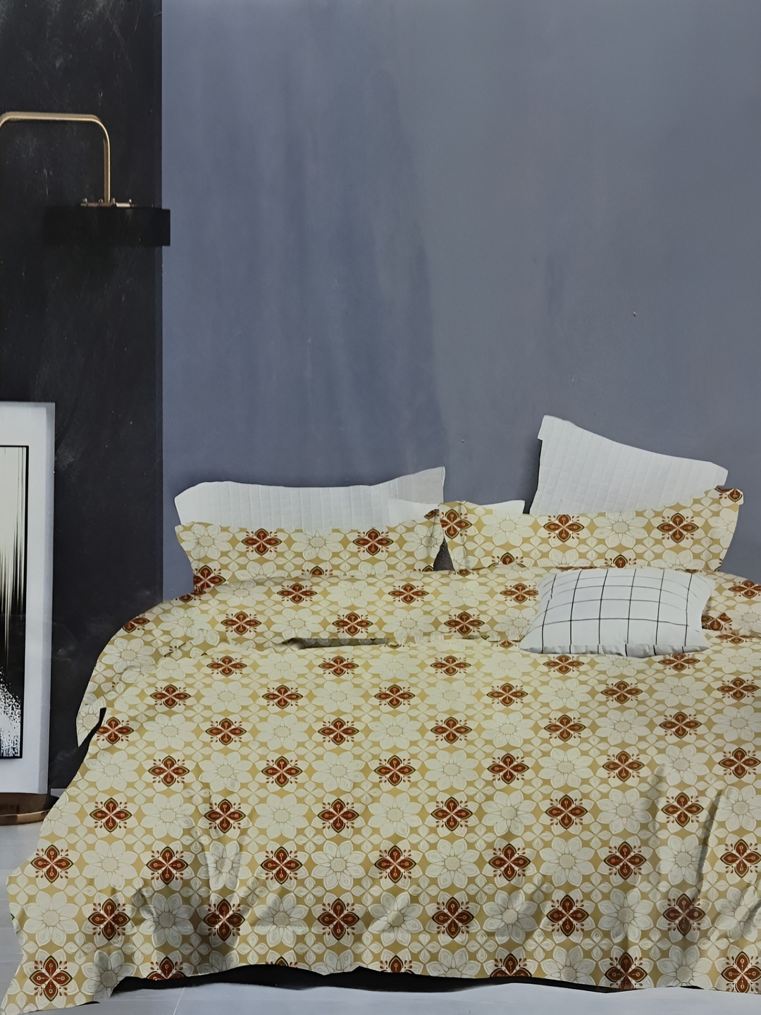 Signature Beige & Off White Ethnic Motifs 160 TC Queen Bedsheet with 2 Pillow Covers
Signature Beige & Off White Ethnic Motifs 160 TC Queen Bedsheet with 2 Pillow Covers