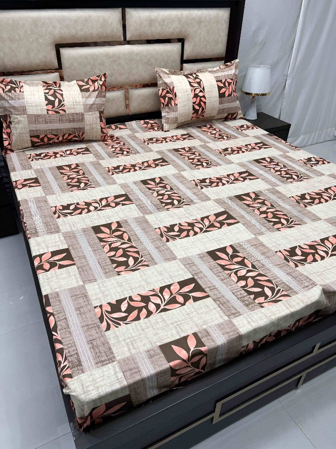 Pure Decor Brown Floral Printed 230 TC Pure Cotton Queen Bedsheet with 2 Pillow Covers
Pure Decor Brown Floral Printed 230 TC Pure Cotton Queen Bedsheet with 2 Pillow Covers