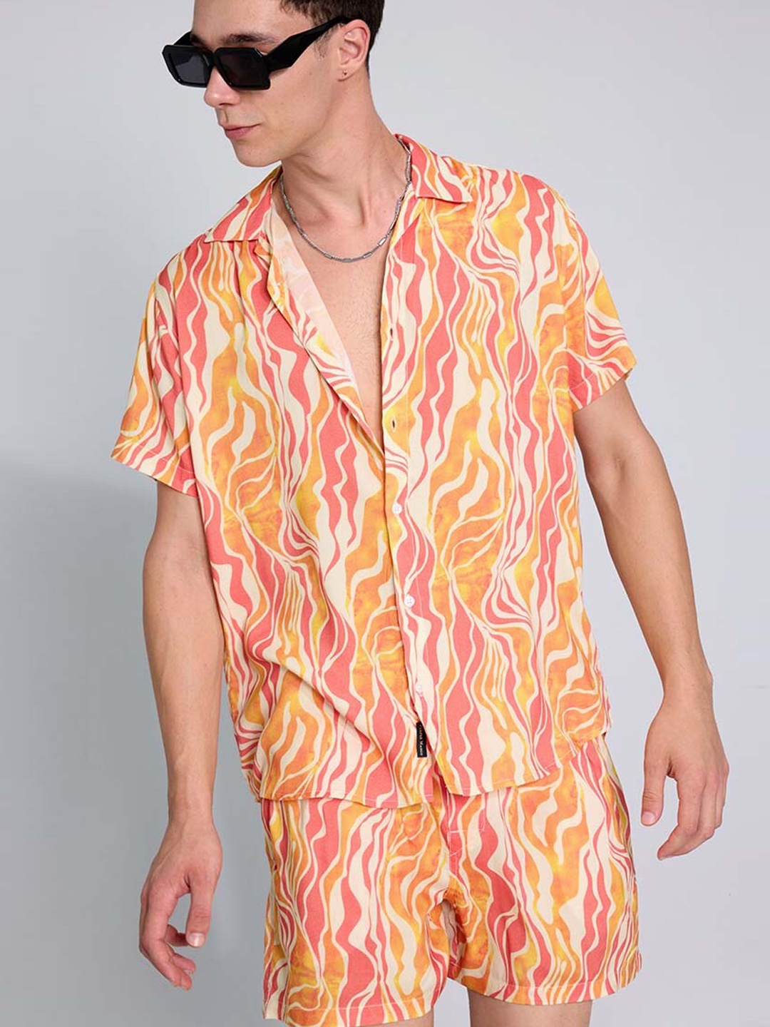 PURPLEMANGO THE FRUIT OF FASHION Printed Pure Cotton Slim Fit Shirt & Shorts, Orange
PURPLEMANGO THE FRUIT OF FASHION Printed Pure Cotton Slim Fit Shirt & Shorts, Orange