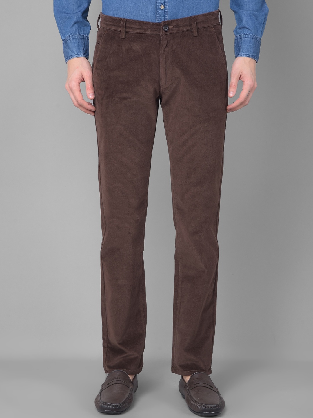 American Archer Men Textured Smart Slim Fit Wrinkle Free Cotton Corduroy Chinos Trousers, Brown
American Archer Men Textured Smart Slim Fit Wrinkle Free Cotton Corduroy Chinos Trousers, Brown