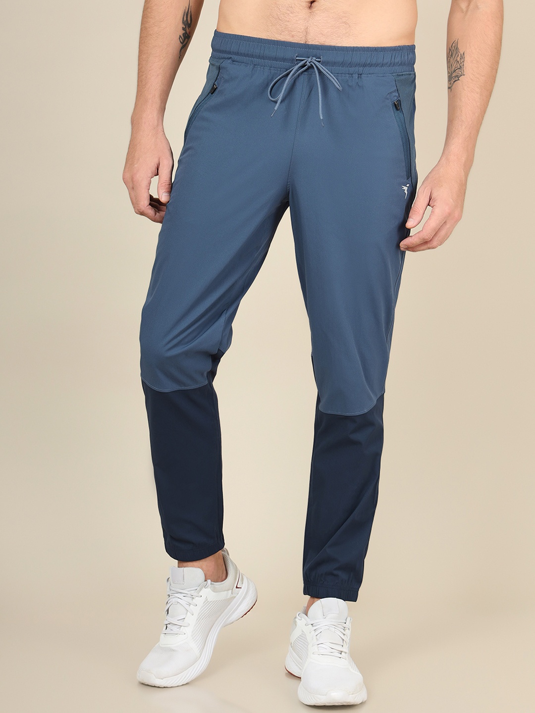 Technosport SS'24 Men Colourblocked Slim-Fit Rapid Dry Antimicrobial Track Pants, Navy blue
Technosport SS'24 Men Colourblocked Slim-Fit Rapid Dry Antimicrobial Track Pants, Navy blue