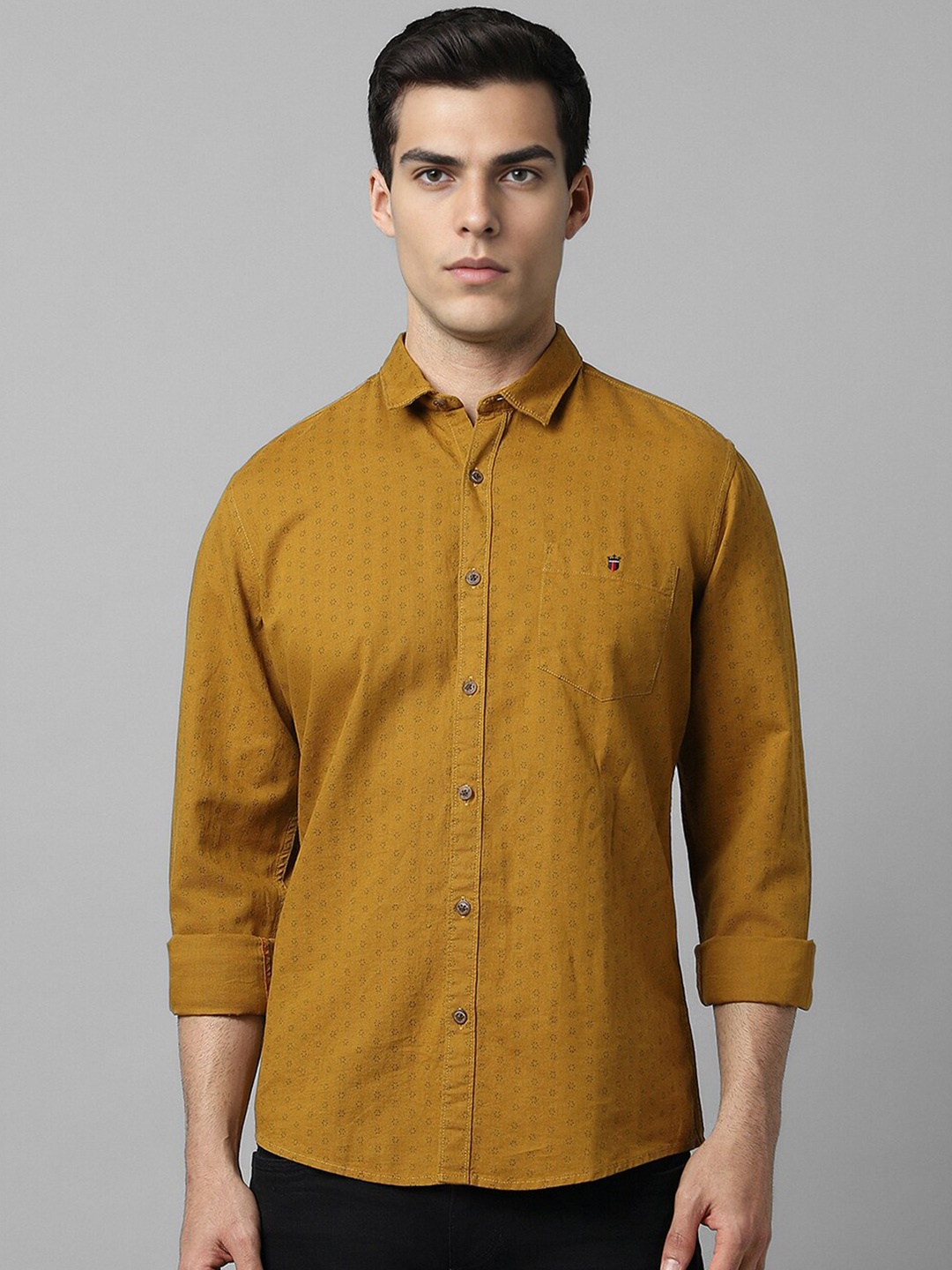 Louis Philippe Jeans Micro Ditsy Printed Slim Fit Cotton Opaque Casual Shirt, Mustard
Louis Philippe Jeans Micro Ditsy Printed Slim Fit Cotton Opaque Casual Shirt, Mustard