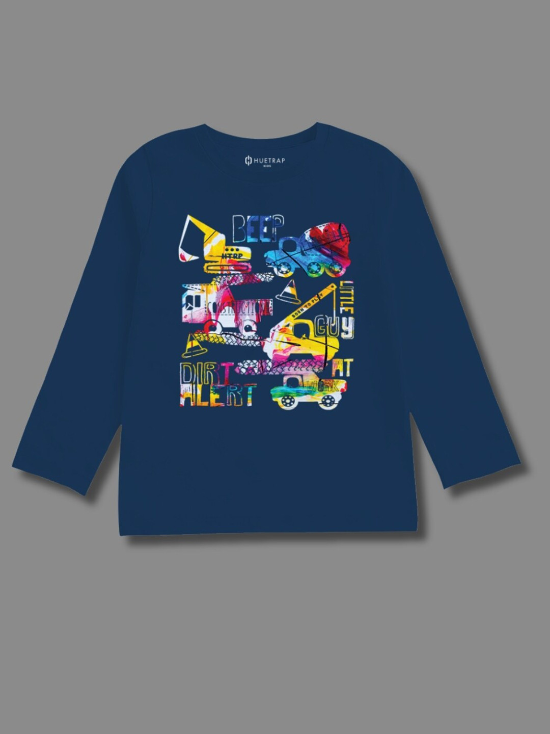 Huetrap Boys Graphic Printed Pure Cotton T-shirt, Navy blue
Huetrap Boys Graphic Printed Pure Cotton T-shirt, Navy blue