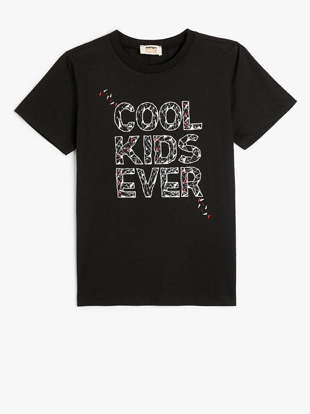 Koton Boys Round Neck Short Sleeves Typography Printed Regular Fit Cotton T-shirt, Black
Koton Boys Round Neck Short Sleeves Typography Printed Regular Fit Cotton T-shirt, Black