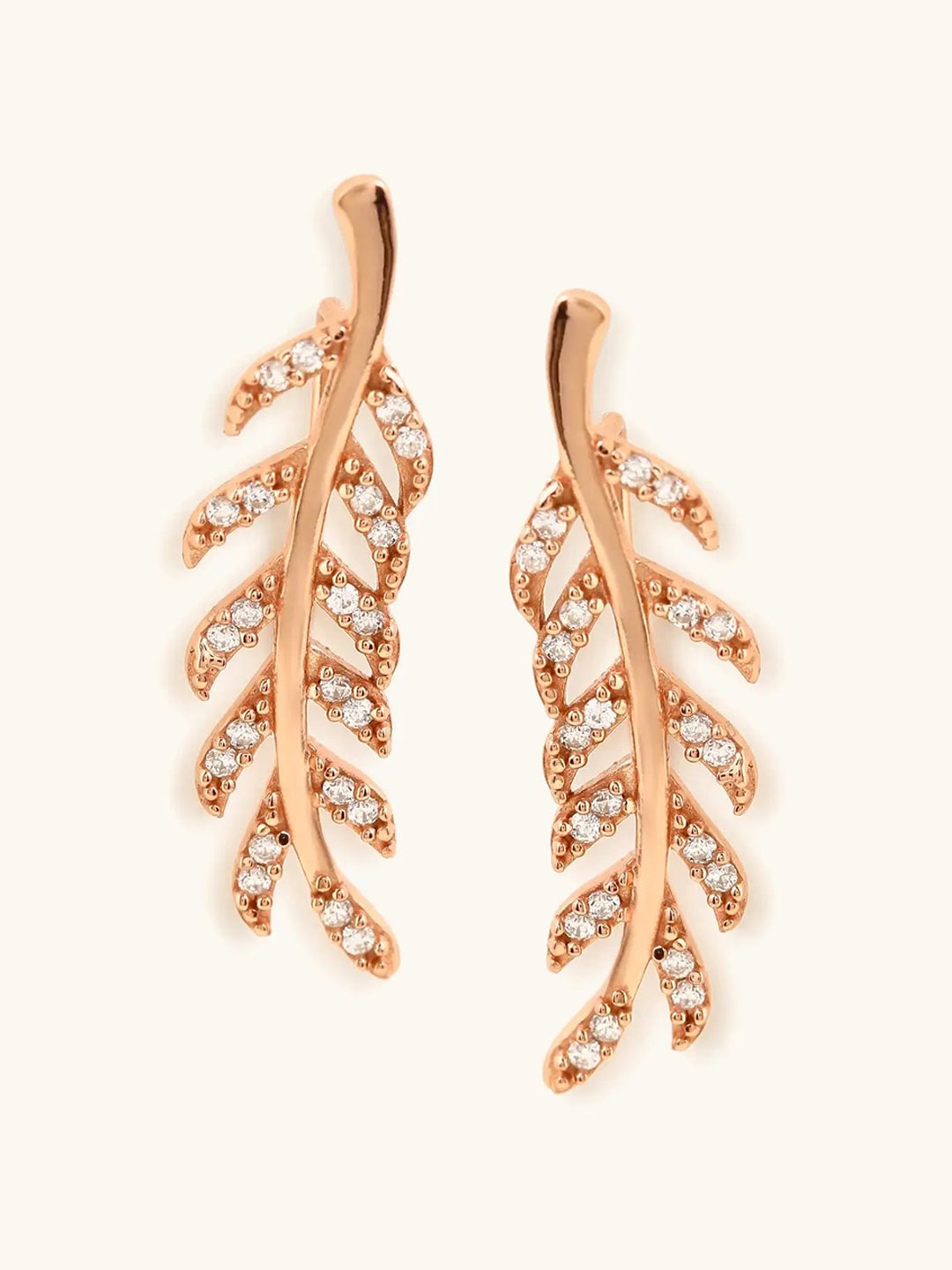 Mabel Rose Gold-Plated 925 Sterling Silver Cubic Zirconia Contemporary Studs Earrings
Mabel Rose Gold-Plated 925 Sterling Silver Cubic Zirconia Contemporary Studs Earrings