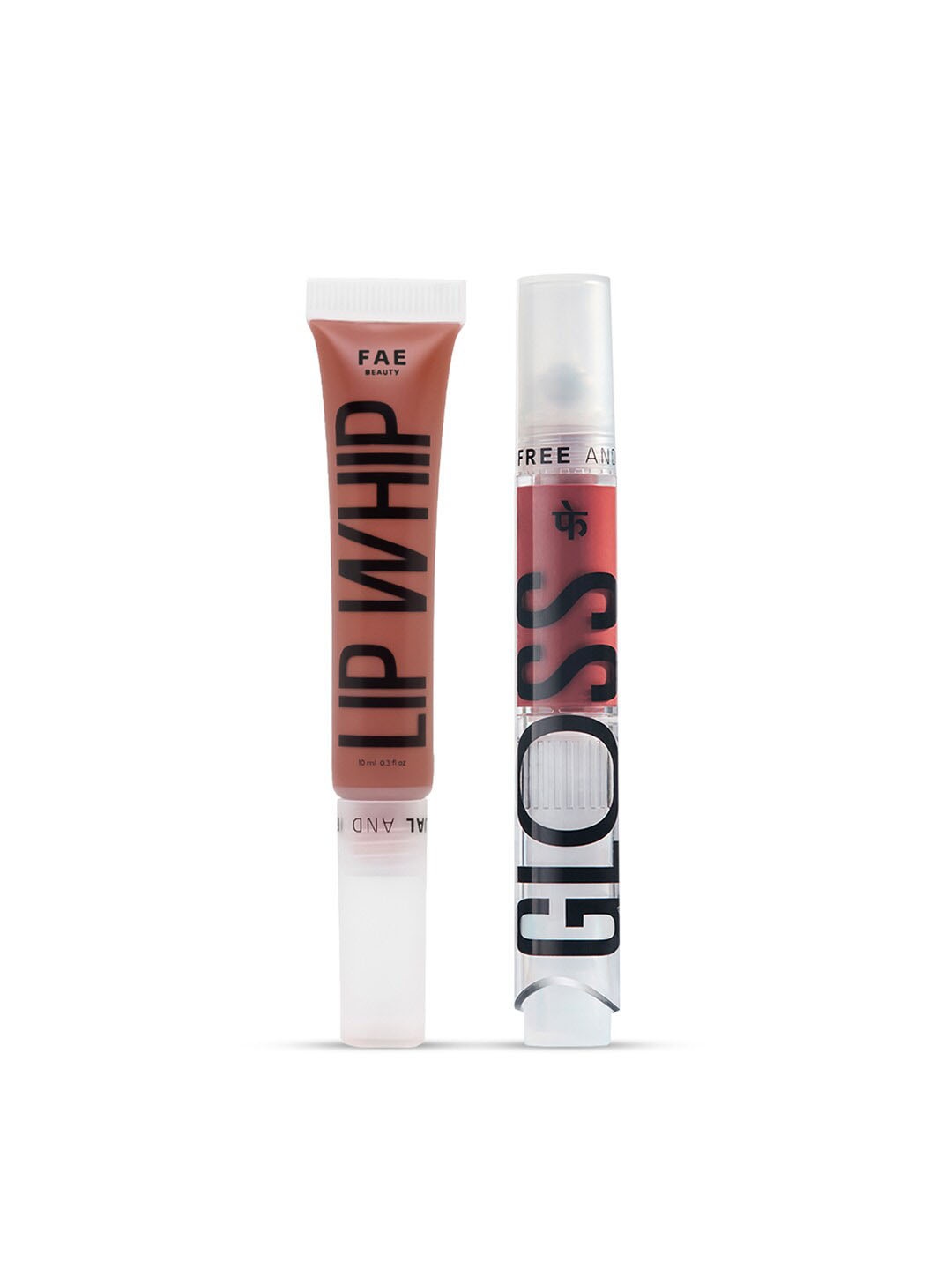 FAE BEAUTY Set of Lip Whip 12H Matte Liquid Lipstick - 10 g & Glaws Lip Gloss - 6 g, Nude
FAE BEAUTY Set of Lip Whip 12H Matte Liquid Lipstick - 10 g & Glaws Lip Gloss - 6 g, Nude