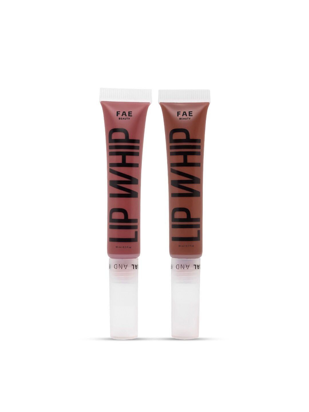 FAE BEAUTY Set of 2 Lip Whip Long Lasting Matte Liquid Lipstick 10 g each - Cherry & Nut, Pink
FAE BEAUTY Set of 2 Lip Whip Long Lasting Matte Liquid Lipstick 10 g each - Cherry & Nut, Pink