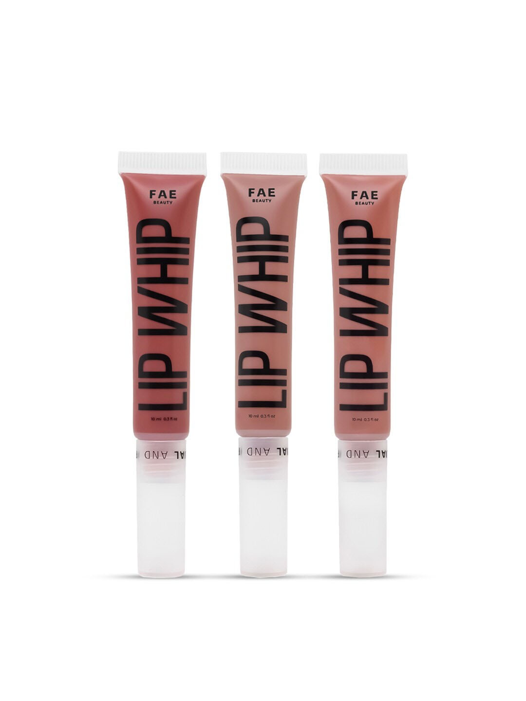 FAE BEAUTY Set of 3 Lip Whip 12H Long Lasting Matte Liquid Lipstick - 10 g each, Brown
FAE BEAUTY Set of 3 Lip Whip 12H Long Lasting Matte Liquid Lipstick - 10 g each, Brown