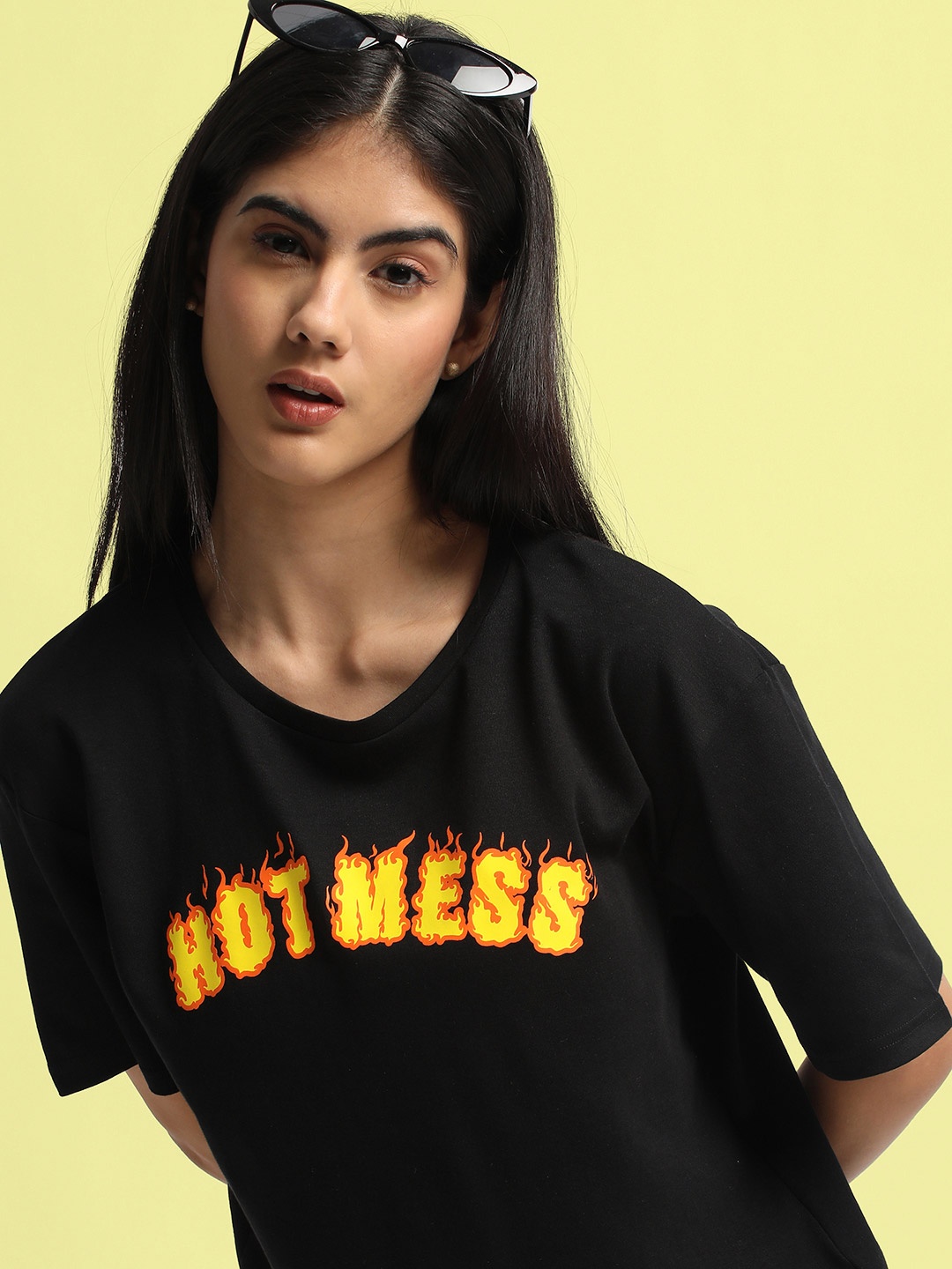 Bene Kleed Typography Printed Drop-Shoulder Sleeves Pure Cotton Oversized T-shirt, Black
Bene Kleed Typography Printed Drop-Shoulder Sleeves Pure Cotton Oversized T-shirt, Black