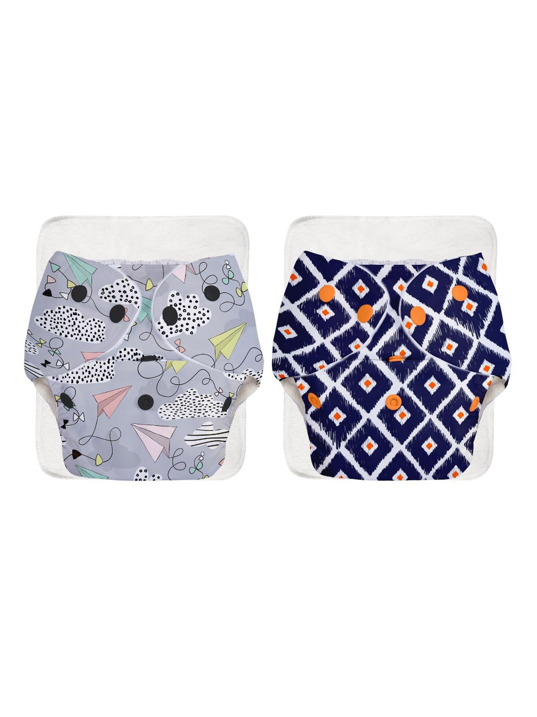 SuperBottoms Set Of 4 UNO Reusable Cloth Diaper-Quick Dry Ultra Thin Pads-01-09, White
SuperBottoms Set Of 4 UNO Reusable Cloth Diaper-Quick Dry Ultra Thin Pads-01-09, White