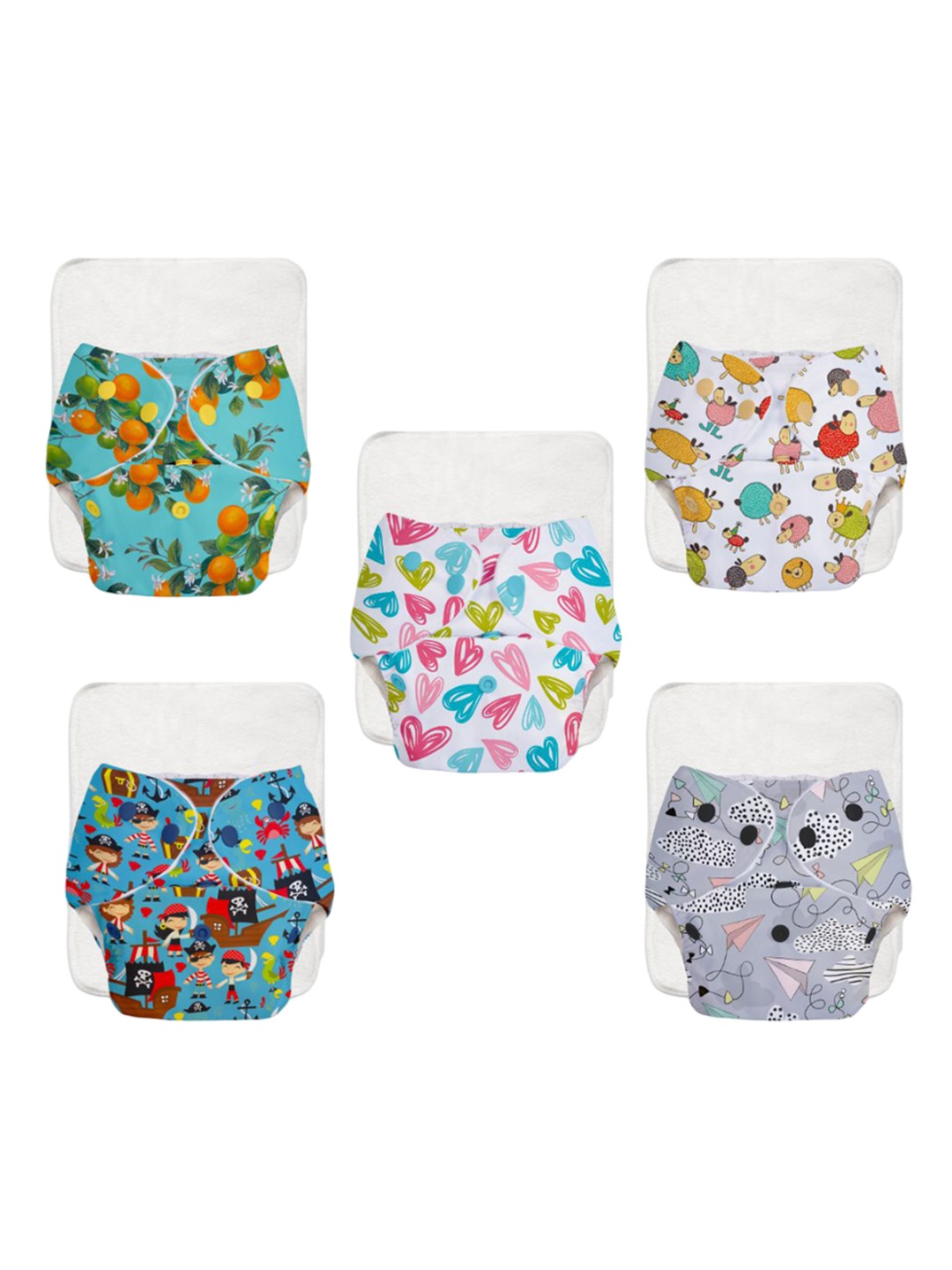 SuperBottoms Set Of 10 UNO Reusable Cloth Diaper-Quick Dry Ultra Thin Pads-01-02-03-10-20, White
SuperBottoms Set Of 10 UNO Reusable Cloth Diaper-Quick Dry Ultra Thin Pads-01-02-03-10-20, White
