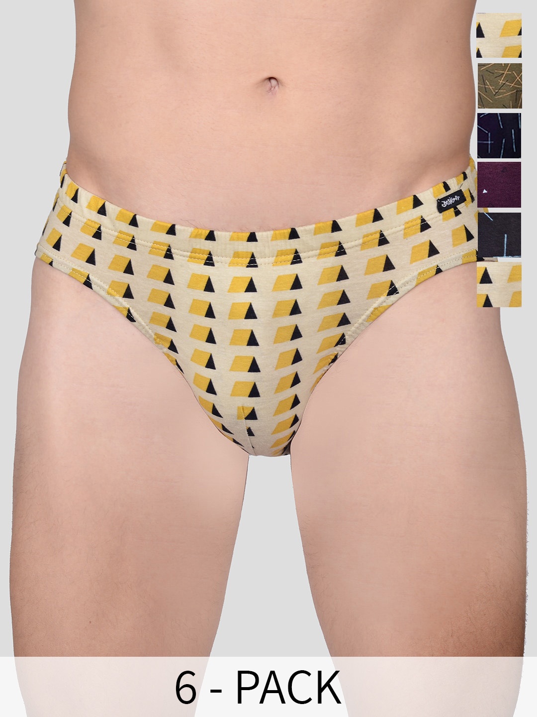 FRENCHIE Pack of 6 Assorted Printed Pure Cotton Basic Briefs FR-MI-BF-DSGNR-10P-100-PO6
FRENCHIE Pack of 6 Assorted Printed Pure Cotton Basic Briefs FR-MI-BF-DSGNR-10P-100-PO6