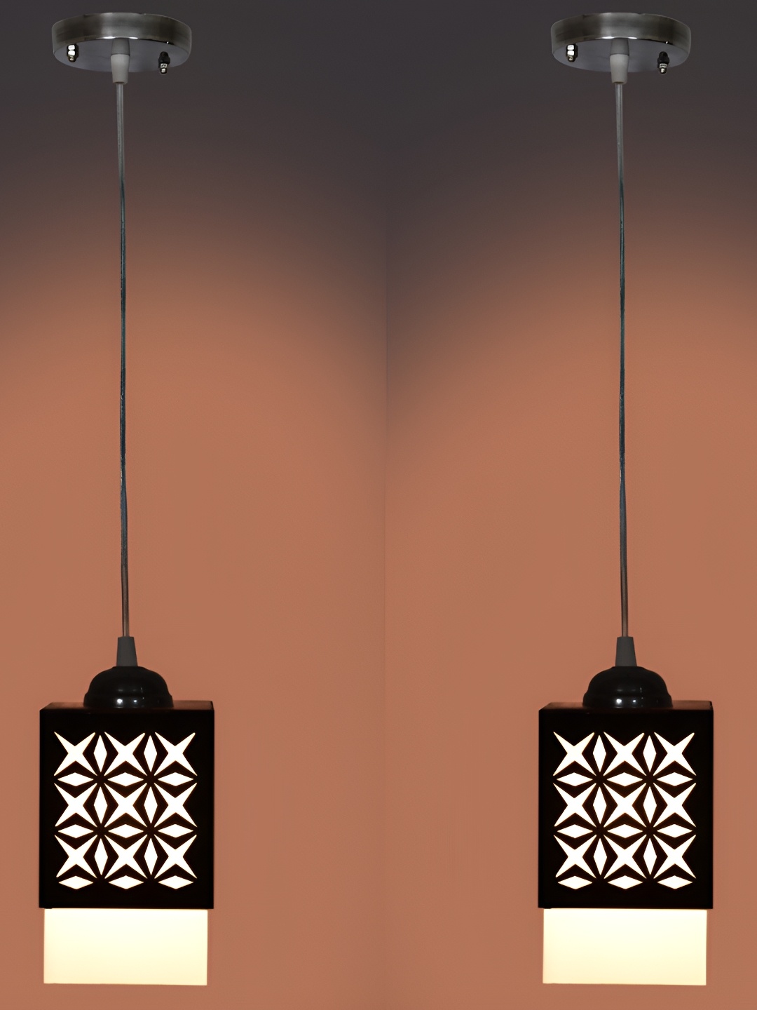 Afast Black Traditional Ceiling Lamp