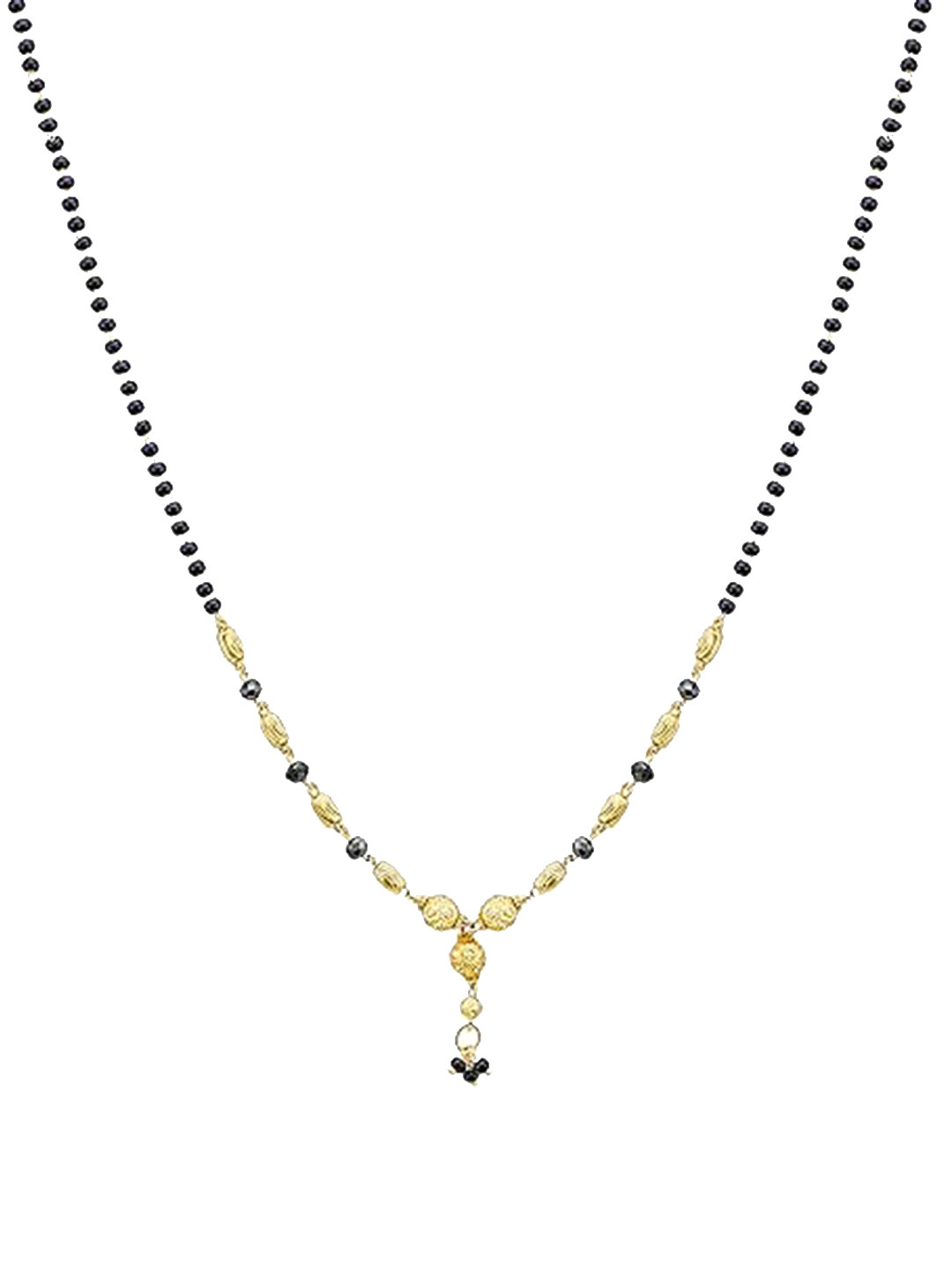 Vighnaharta Gold-Plated Artificial Beads-Beaded Mangalsutra 
Vighnaharta Gold-Plated Artificial Beads-Beaded Mangalsutra