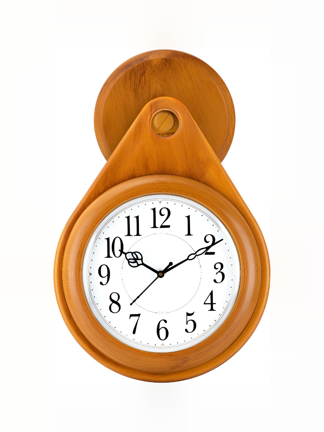 Attractionz Beige & Brown Wall Clock